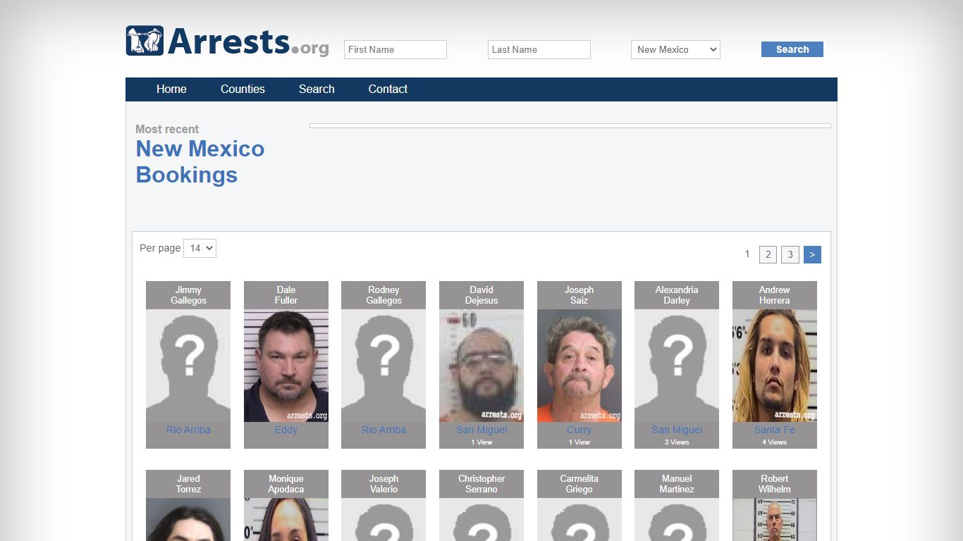 New Mexico Arrests and Inmate Search